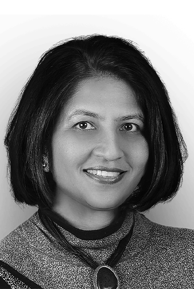 Portrait shot of Xapo Bank Independent Non-Executive Director, Anju Patwardhan.